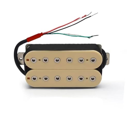 Gitarren-Tonabnehmer 5 Humbucker Pickup Double Coil E-Gitarre Bridge Pickup Schwarze Gitarrenteile Warmer Klang (Color : Neck 50MM)