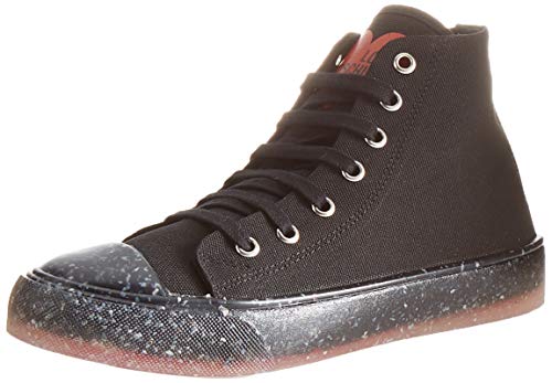 Love Moschino Damen, Sneakers da Donna, Collezione Primavera Estate 2021 Gymnastikschuhe, Schwarz, 35 EU