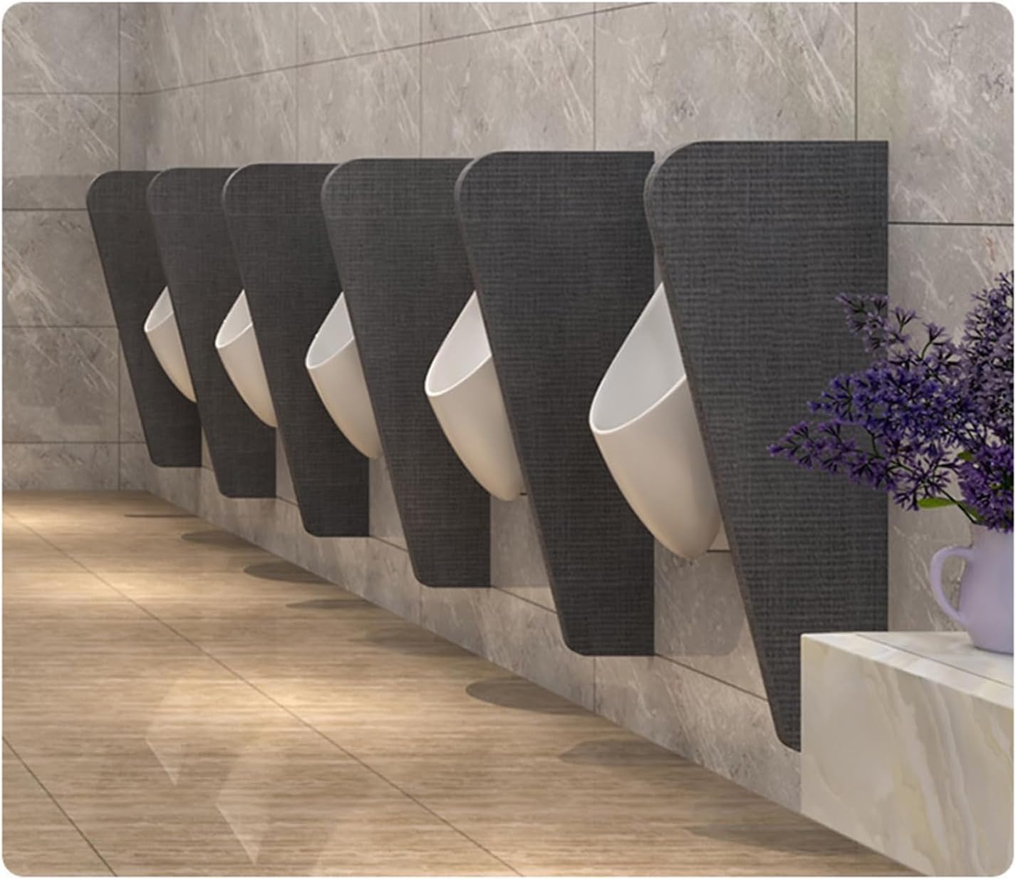 Urinal-Trennwand, Urinal-Sieb-Toiletten-Trennwand, Urinal-Schallwand, für Schulen/Kindergärten/Einkaufszentren/öffentliche Plätze,A