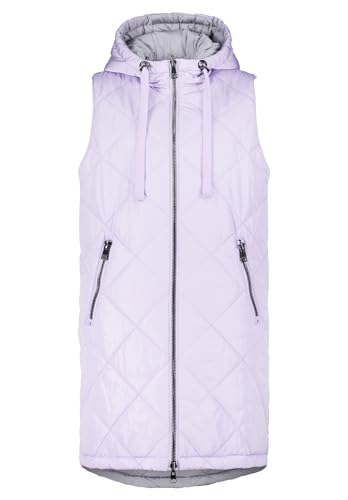 Cartoon Damen Steppweste mit Kapuze Lilac/Grey,38