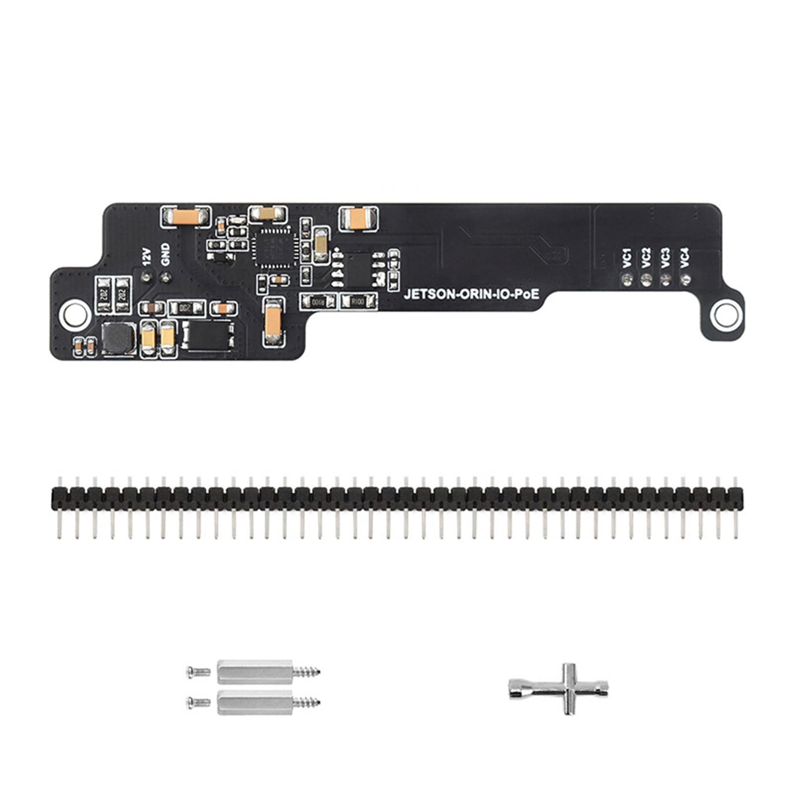 Qsvbeeqj POE Power Over Ethernet Erweiterungskarte Unterstützt IEEE802.3af/at PoE Netzwerkstandard