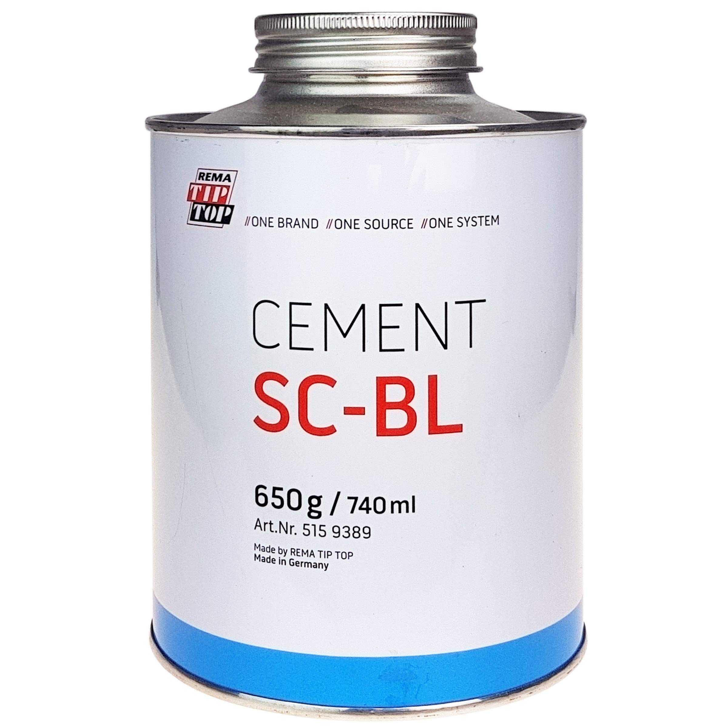 Rema Tip Top Special Cement BL Reifenreparatur 650g Dose Reifen Reparatur Kleber Verbindung Vulkanisierung Selbstvulkanisation Cement Vulkanisationwerkstätten Spezial Cement Werkzeug