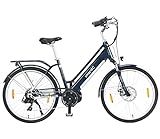 smartEC TrekX-MD Trekking Pedelec E-Bike City Elektrofahrrad Mittelmotor 250W Li-Ion-Akku 36V/13Ah Fahrunterstützung bis 25 km/h Modelljahr 2022 (28 Zoll)