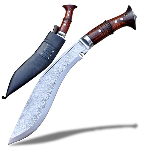 30 cm Lange Klinge Survival Khukuri-Kukri-Machete-Handgeschmiedetes großes Messer-Jagd- und Campingmesser-taktisches Messer