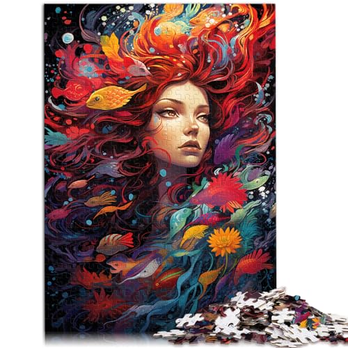 Puzzles, Malerei, Fantasiegöttin, 1000 extragroße Teile, Holzpuzzle, schwieriges, schweres Puzzle für Frauen und Männer, 1000 Teile (50 x 75 cm)