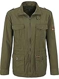 Jan Vanderstorm Herren Fieldjacket Bror Oliv L - 54