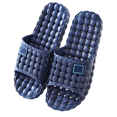 GHYUB Massage Hausschuhe, Badeschuhe Plattform Unisex,Flip Flops Beach &Pool Schuhe Sandalen Slip Auf Hausschuhen Indoor &Outdoor rutschfeste Hausschuhe Aus Naturkautschuk