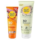 SUNDANCE 2er-Set Sonnenschutz: Sonnencreme CARIBBEAN FEELING zarter Duft nach Kokos, LSF 30 (125 ml) + Sonnenmilch PRO CLIMATE Feuchtigkeitspflege ohne Duftstoffe, LSF 30 (200 ml), 325 ml