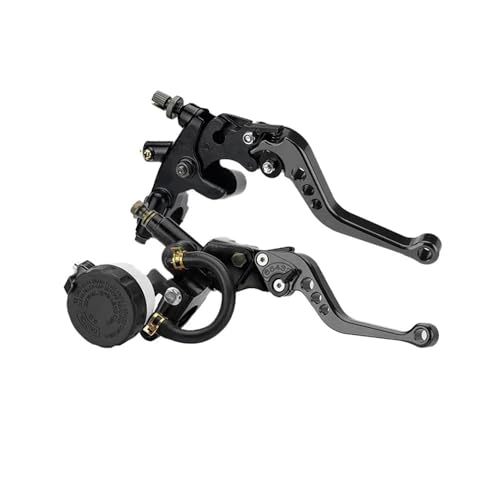 AXCAR Universal Motorrad Einstellbare Kupplung Bremse Master Zylinder Reservoir Kit Für Y&amaha 7/8 "22mm Lenker Kupplung Bremshebel