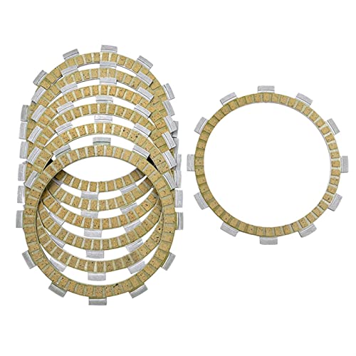 QUTALP Motorradteile Papierbasis Kupplungsreibscheibenplatten, for Hyosung, TE450 Rapier GT650 S/R GV650 Aquila ST700 Bremsscheibenrotor für Motorräder