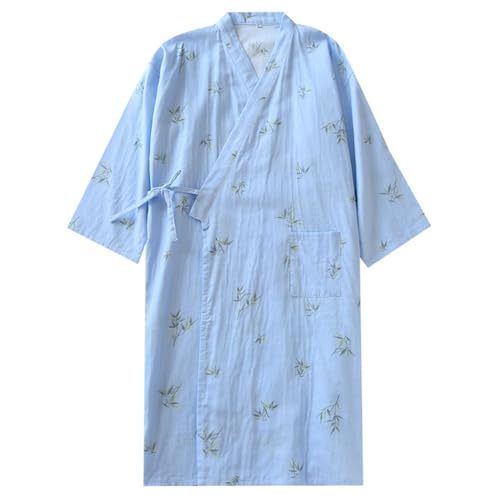 Fancy Pumpkin Robe Kimono Japonaise Lange Yukata Pyjama-Taille L-Treillis