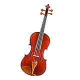 Standard Violine Massivholz Handgefertigte Violine Anfänger Erwachsene Violine Musikinstrument Fichtenholzplatte(A-3/4)