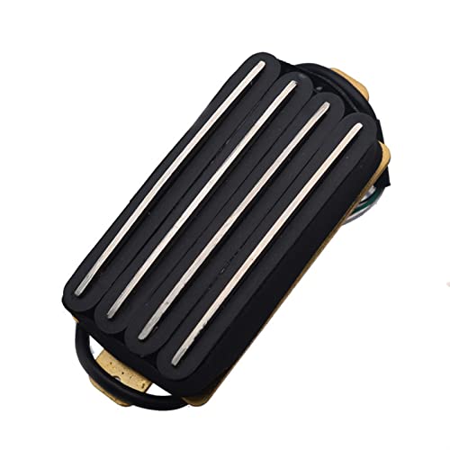 ZENGXUE E-Gitarren-Pickup Hochleistungs-Track-Typ-Vier-Spulen-Pickup-Pickup-Gitarren-Zubehör Humbucker Tonabnehmer Set (Color : Black)