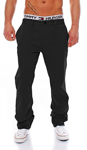 Big Seven Evan Chino Pant Regular Fit Herren Hose, Hosengröße:W44/L34, Farbe:Black