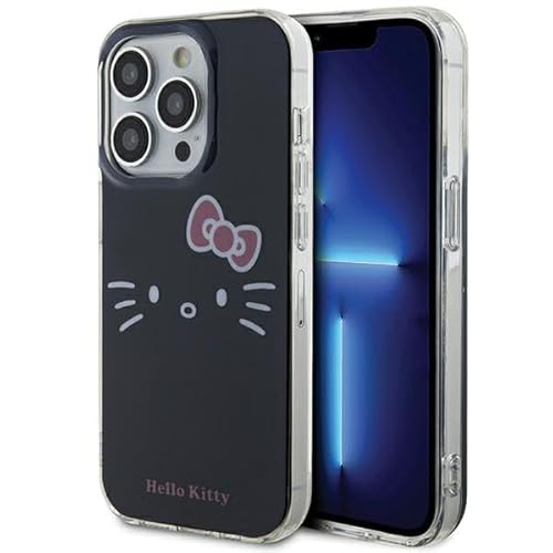 CG MOBILE Hello Kitty HKHCP15XHKHLK Hülle für iPhone 15 Pro Max 6.7" Schwarz hardcase IML Kitty Face