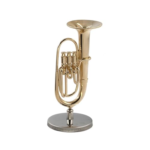 Miniatur-Kupfer-Bariton-Modell, Mini-Tuba, Musikinstrument, Musikinstrumente-Modell