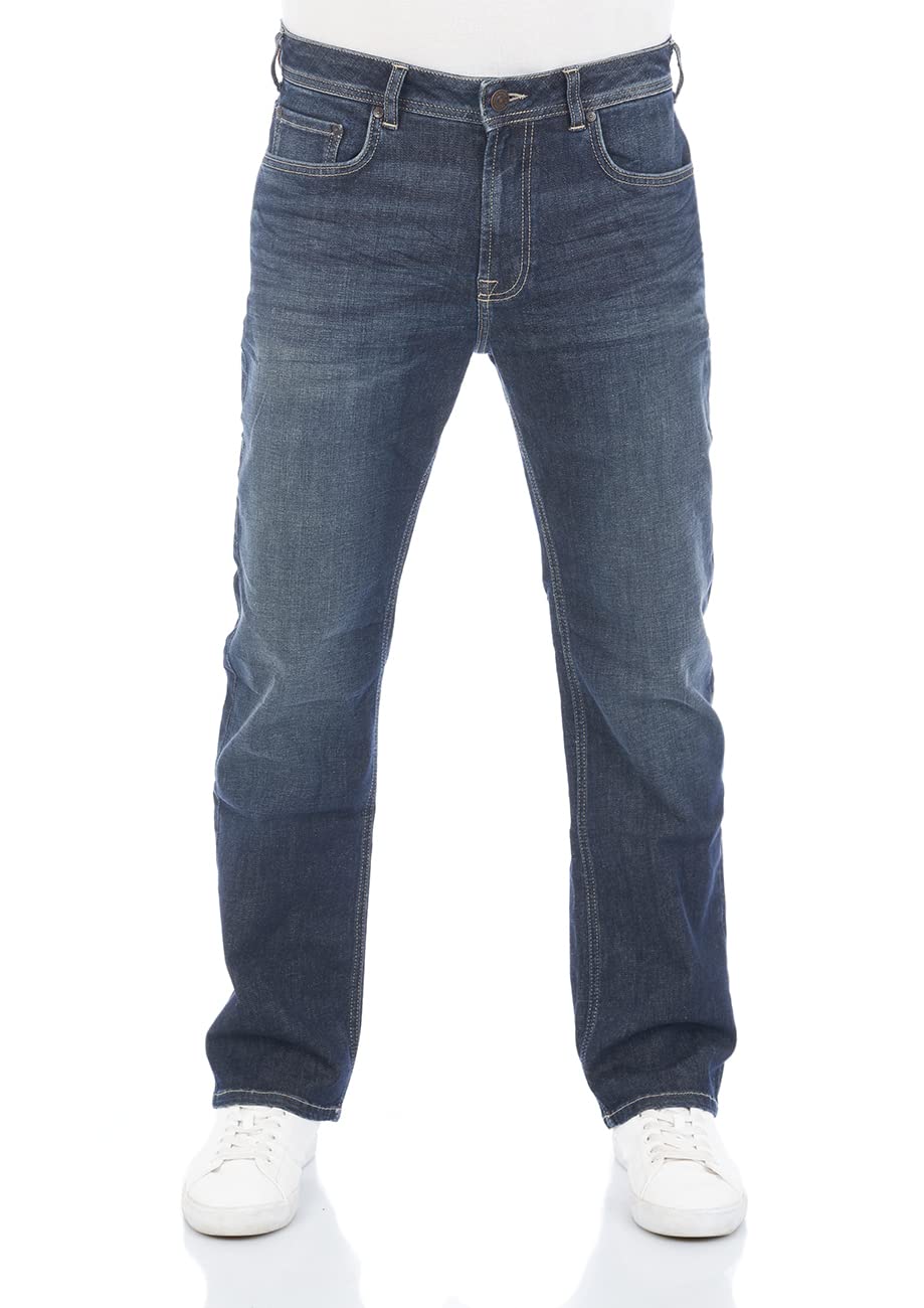 LTB Jeans Herren Hose PaulX Straight Fit Jeanshose Basic Baumwolle Denim Stretch Blau w28 w29 w30 w31 w32 w33 w34 w36 w38 w40, Farbvariante:Iconium Wash (14499), Größe:29W / 34L