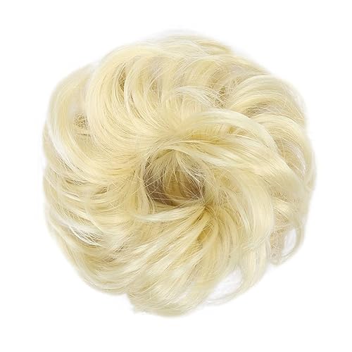 Haarknoten (1/2 Stück) Dutt-Pferdeschwanz-Haarverlängerungen for Frauen, Mädchen, Kinder, synthetische lockige Donut-Chignon-Haarteile, elastisches Haarband, Hochsteckfrisur, Chignon, flauschiges, uno