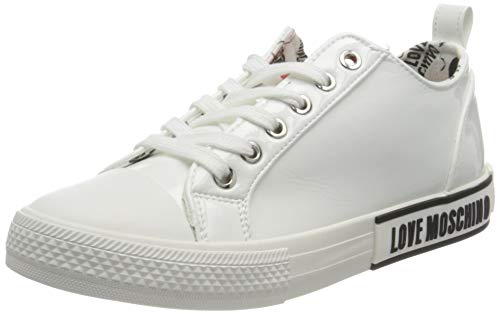 Love Moschino Damen JA15372G0BJG0 Sneaker, Bianco, 35 EU