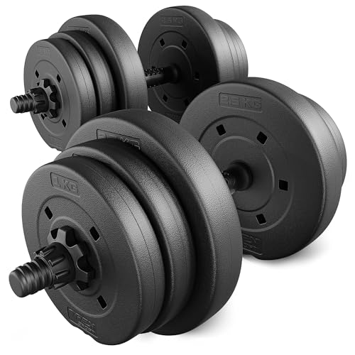 TREX SPORT Hanteln Set | Kurzhanteln 2er Set | 20kg 40kg Hantel Dumbbell Set (20.00, Kilogramm)