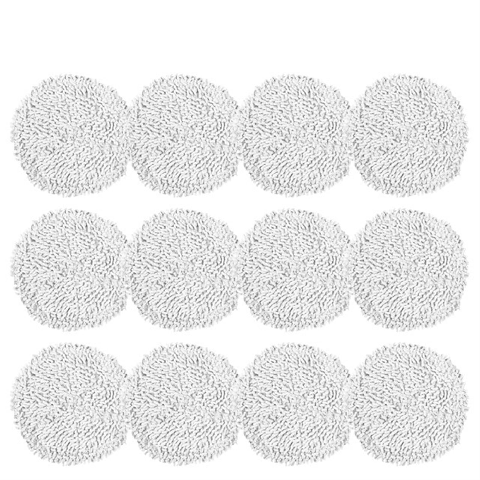 ZEMNLO for Xiaomi, for Mijia Pro STYTJ06ZHM Selbstreinigender Roboter Ersatz-Mopp-Pad-Teile Abnehmbarer waschbarer Lappentuchhalter Zubehör Staubsauger-Wischtuch-Pads(Mop-12pcs)