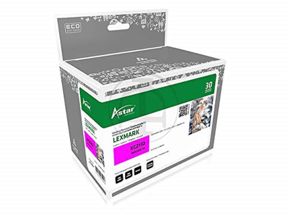 Astar AS20085 passend für LEXMARK XC2132 Toner Magenta Kompatibel zu 24B6009 3000 Seiten