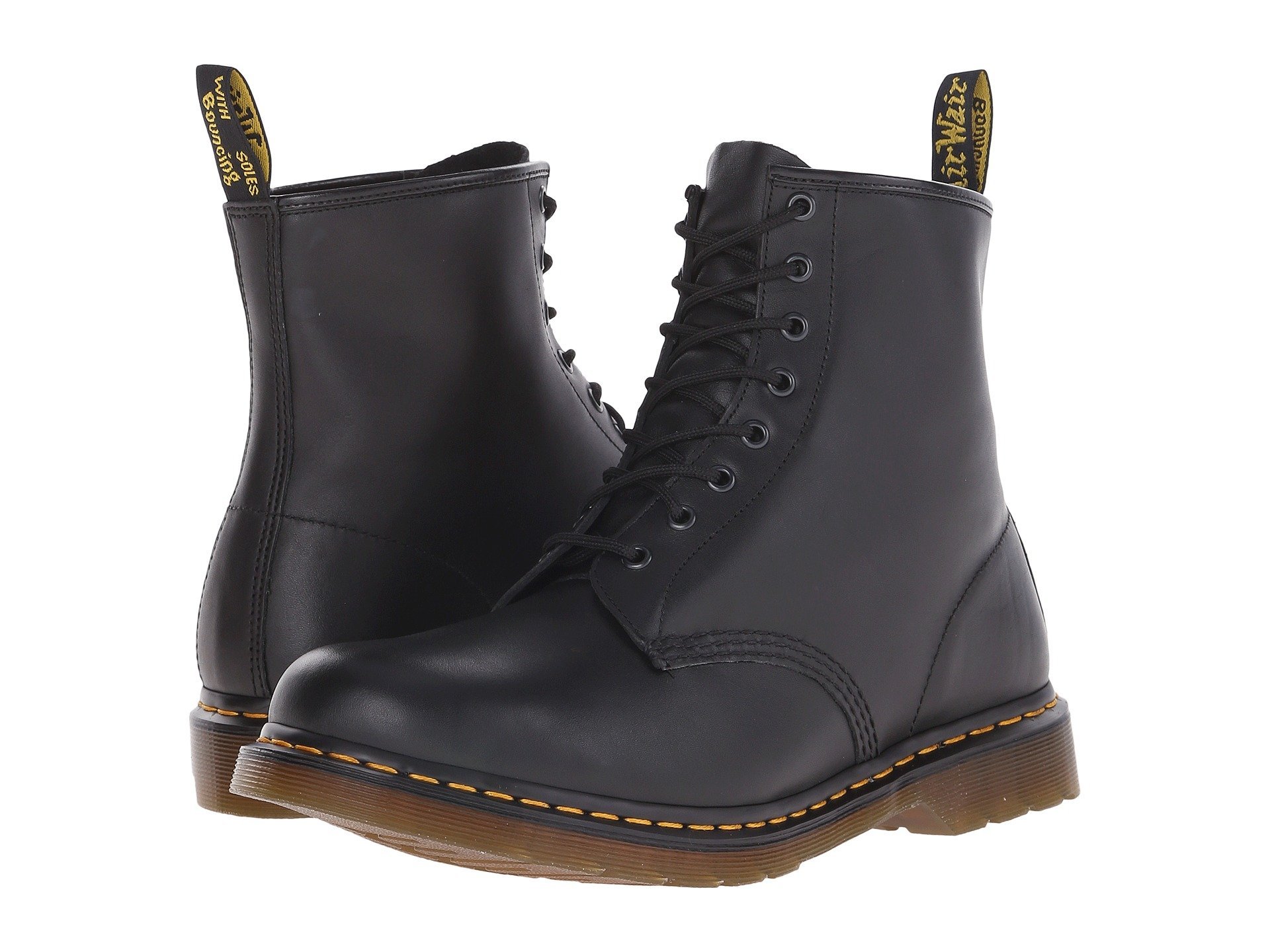 DR. MARTENS 11822002 8 Eye Boot Amphibians Unisex Black Nappa EU 38