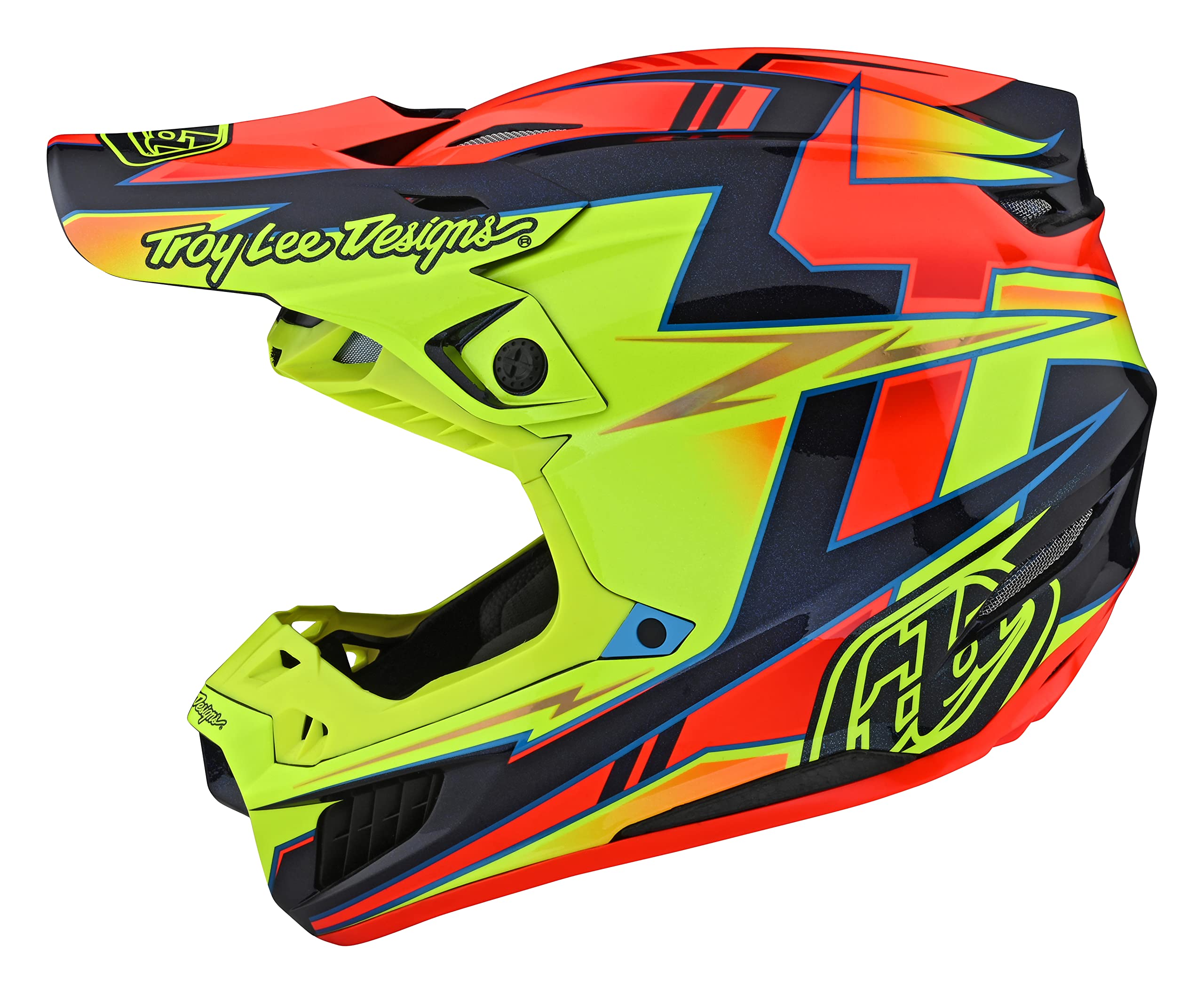 Troy Lee Designs Motorradhelm SE5 Composite Graph aus Verbundfasern mit integrierter MIPS Technologie