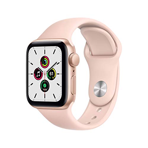 Apple Watch SE 40mm (GPS) - Aluminiumgehäuse Gold Sandrosa Sportarmband (Generalüberholt)