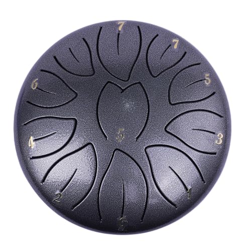 Steel Tongue Drum | Wasserdichte Regentrommel | Stahlzunge Outdoor Regentrommel Kleine Größe Musikinstrumente Ausrüstung für Yoga, Meditation, Musikerziehung, Unterhaltung und künstlerische