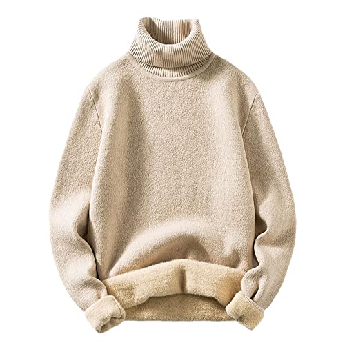 BANLUX Herren Pullover - Winter Warm Halten Dicken Herren Kaschmirpullover Herren Rollkragenpullover Pullover Pullover Herren,Style B,L