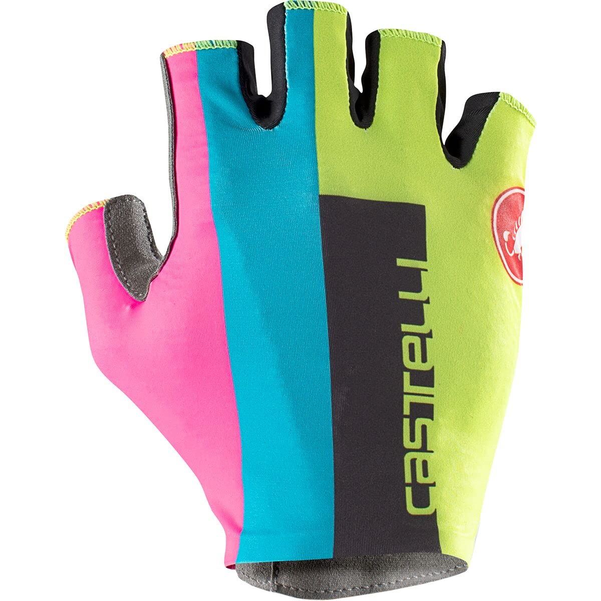 CASTELLI COMPETIZIONE 2 Glove, Elektrischer Kalk/Schwarz-Blau-Magnern, XXL