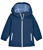 first instinct by killtec Unisex Softshelljacke/Outdoorjacke mit Kapuze FIOS 18 MNS SFTSHLL JCKT; dunkelblau, 110, 39590-000