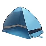 XASBSEULK Pop Up Strandzelt | Sonnenschutz Shelter Camping UPF 50+ Zelt | Faltbarer Sonnenschutz mit leistungsstarkem Sonnenschutz | wasserdichte Sonnenblenden für Angeln, Camping, Picknick, Strand