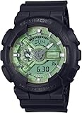 Casio GA-110CD-1A3ER Herren-G-Shock-Armbanduhr, grün, GA-110CD-1A3ER-AMZUK