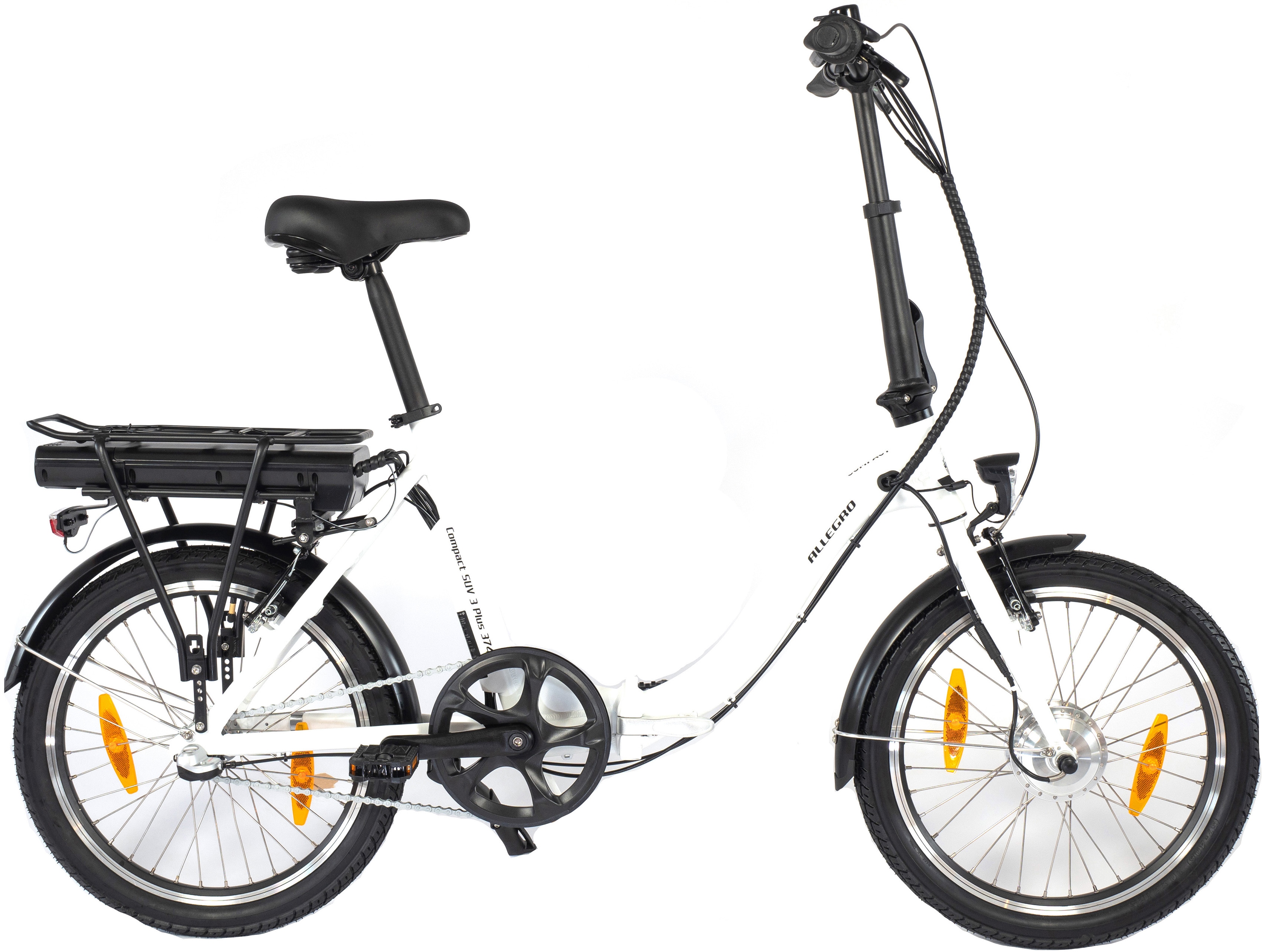 ALLEGRO E-Bike "Compact SUV 3 Plus 374", 3 Gang, Shimano, Nexus, Frontmotor 250 W, Pedelec, Elektrofahrrad für Damen u. Herren, Faltrad