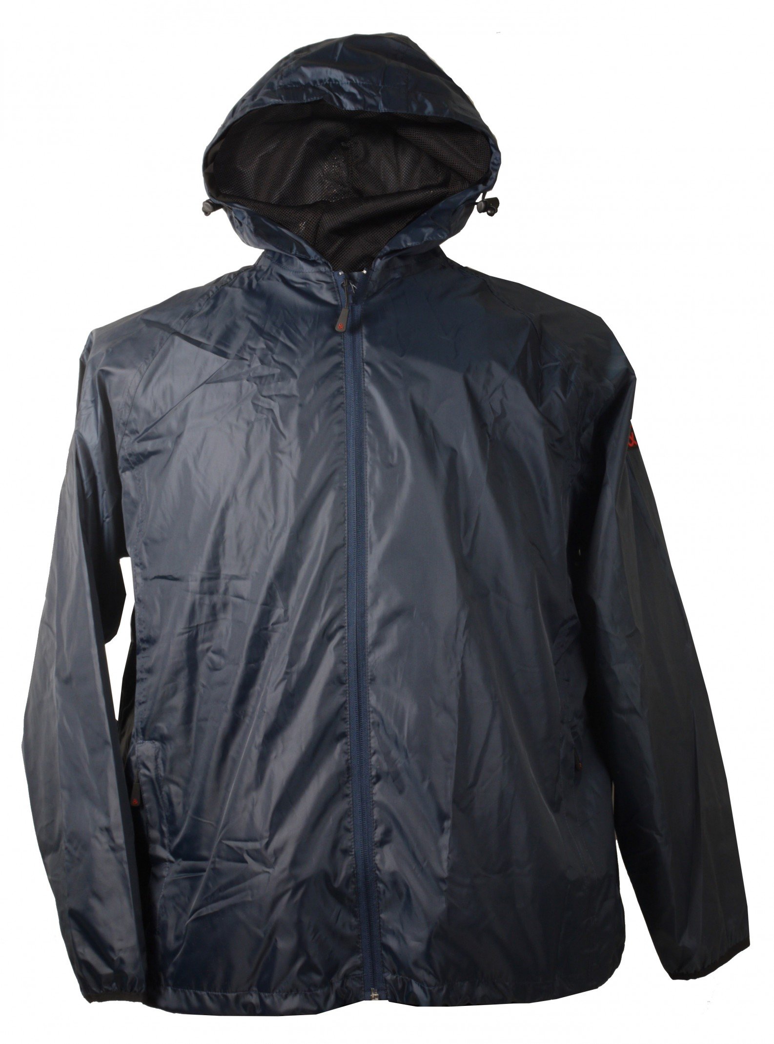 Leichte Regenjacke in Herrenübergröße bis 12XL, blau, Größe:3XL