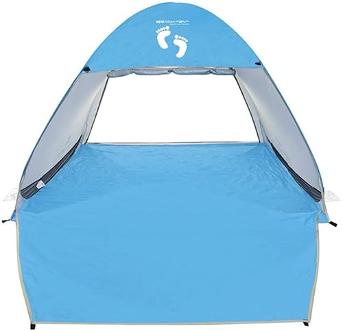 Strandzelt, tragbares Outdoor-Freizeitzelt für 3–4 Personen, Sonnenschutzzelt mit automatischem Schutz, für Strandgarten