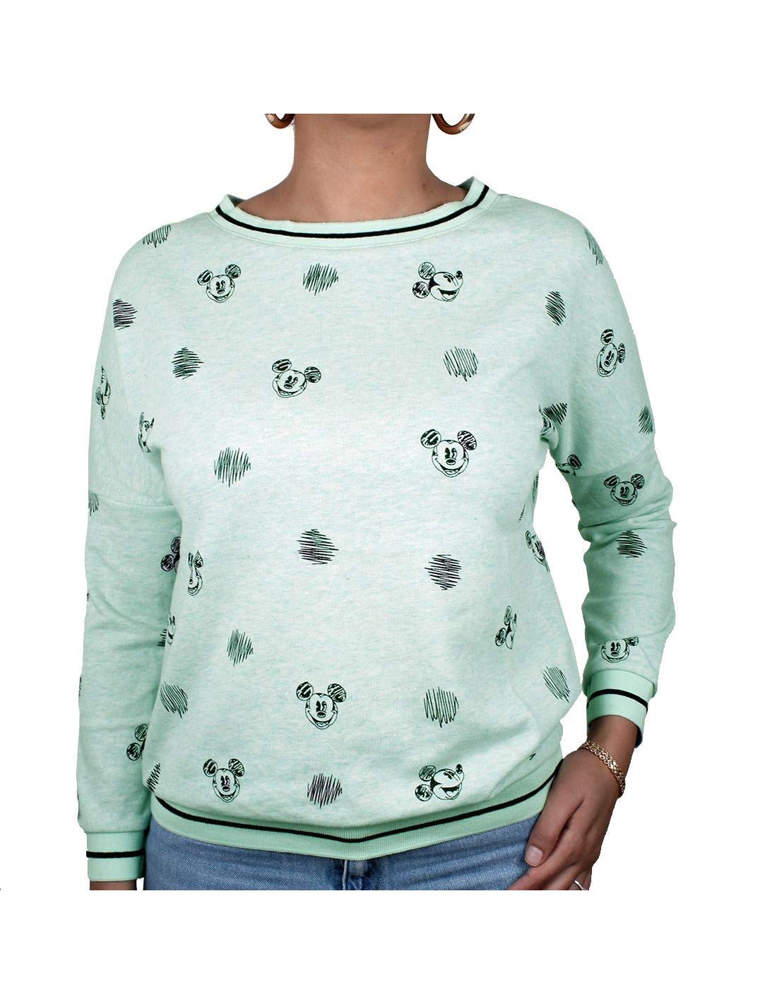 Disney - Sweat Crayon Mickey Girl - Green (S)