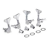 2R2L Sealed Bass Guitar Tuners Tuning Keys Pegs Machine Heads Set Für E-Gitarren-Bass-Teile Stimmgeräte Ersatzteile für gitarren