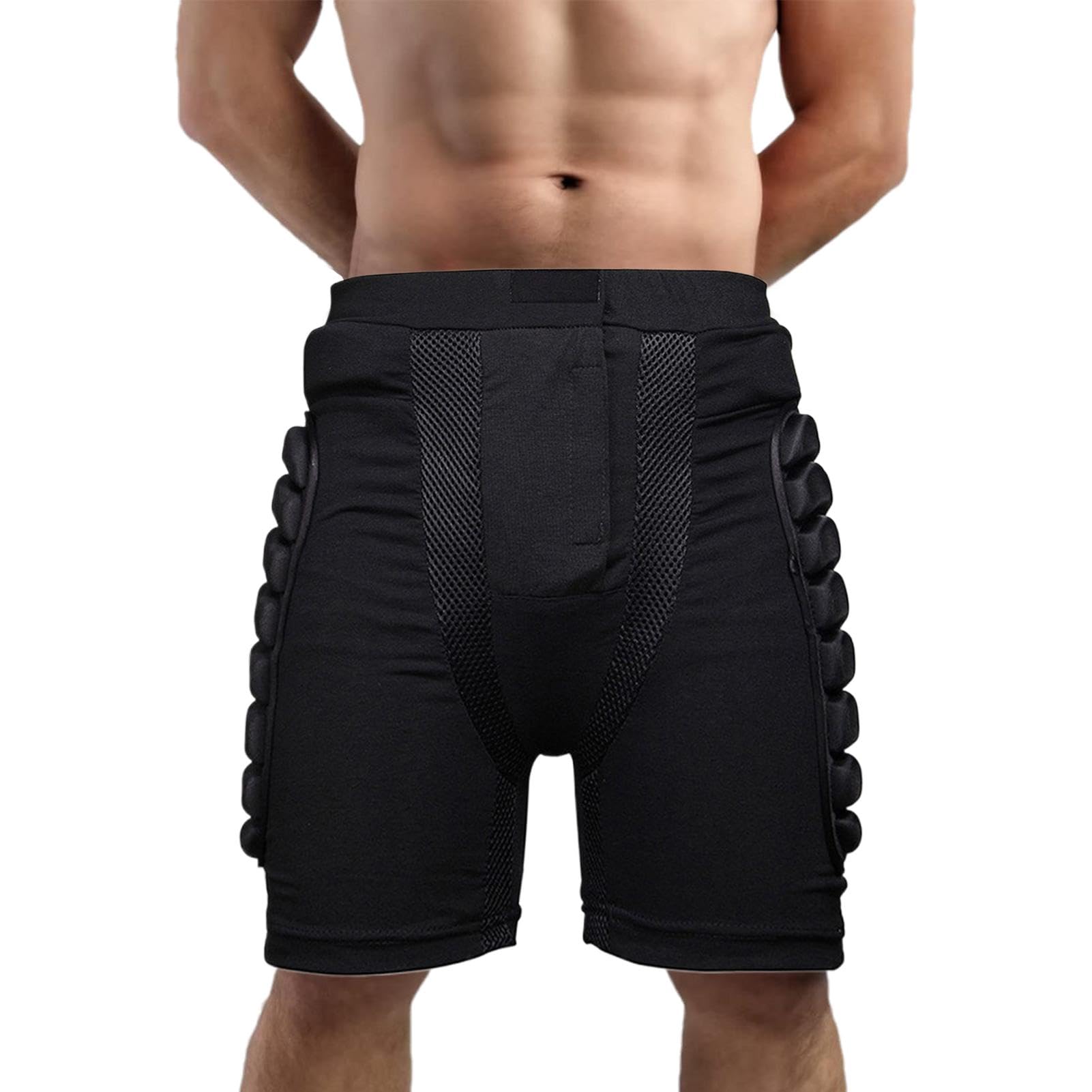 Gepolsterte Schutzshorts – Gepolsterte Shorts Zum Skaten | Radlerhose Gepolsterte Shorts | Hüftschutz Eva-Po-Pads | Crash Pad impactt Gear Zum Skifahren, Skaten, Snowboarden, Skateboarden