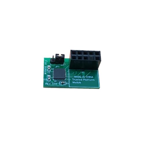 Aurgiarme TPM2.0 Verschlüsselung Sicherheitsplatine Board Remote Karte TPM2.0 SPI 10Pin Motherboards Kartenentwicklungsplatine