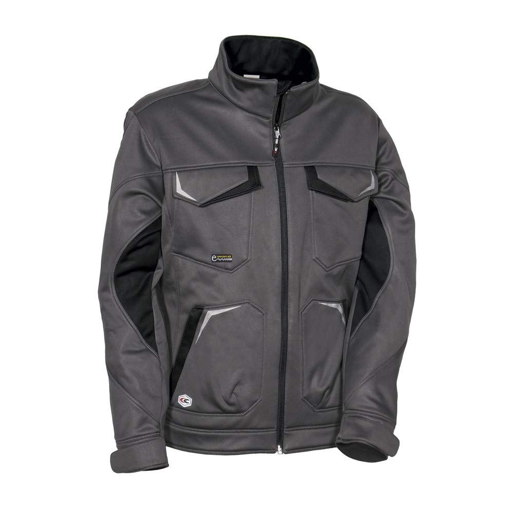 COFRA V483-0-06.Z52 MIRASSOL Softshell Jacke, Anthrazit/Schwarz/Anthrazit, Größe 52