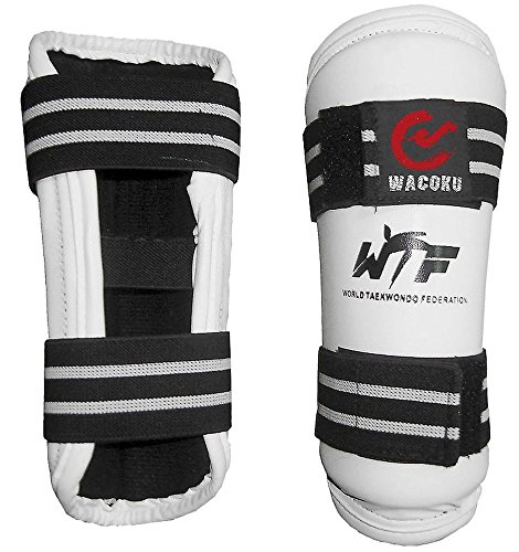 WACOKU TKD-Unterarmschutz WTF approved weiß M