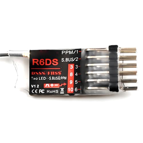 R6DS 2.4G 6CH DSSS & FHSS Fernbedienung Empfänger für RadioLink AT9 AT9S AT10 Transmitter Unterstützung SBUS PPM PWM