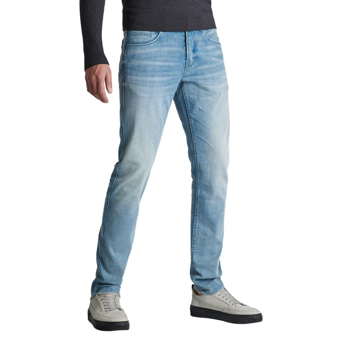 PME Legend Herren Jeans Nightflight Bright Comfort Light hellblau - 34/34