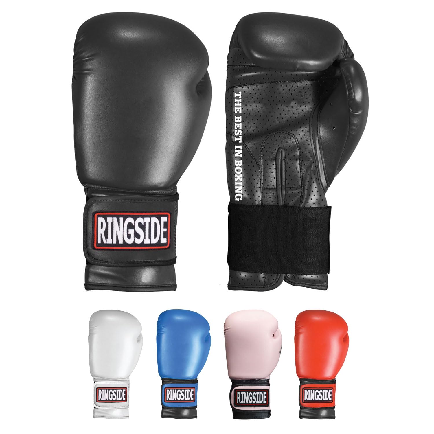 Ringside Unisex-Erwachsene BG13 Handschuhe, schwarz, Regular