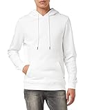 Urban Classics Herren Økologisk basis hættetrøje Kapuzenpullover, Weiß (White 00220), XL EU