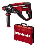 Einhell Bohrhammer TE-RH 26 4F (800 W, Schlagzahl 0-4.500/Min, 2,6 Joule, pneumatisches Schlagwerk, SDS-plus-Werkzeugaufnahme, Metall-Bohrtiefenanschlag, inkl. E-Box)