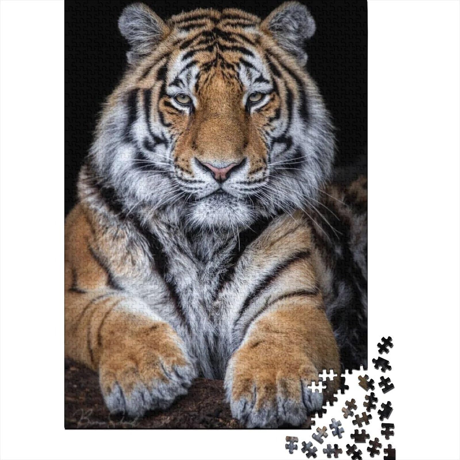 Art Tigers Puzzles Puzzles für Erwachsene und Jugendliche, 1000 Teile, Puzzles für Erwachsene und Jugendliche, anspruchsvolle Puzzles für Erwachsene, 75 x 50 cm